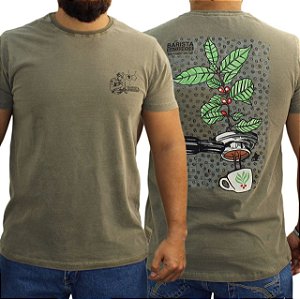 Camiseta Sacudido's Estonada - Barista - Marrom