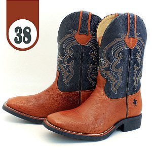 Bota Texana Sacudido's - Avestruz Original /Bovino