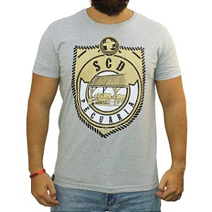 Camiseta Sacudido's - Pecuária - Cinza Mescla