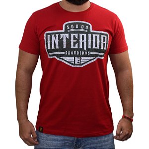 Camiseta Sacudido's - Sou do Interior - Vermelho