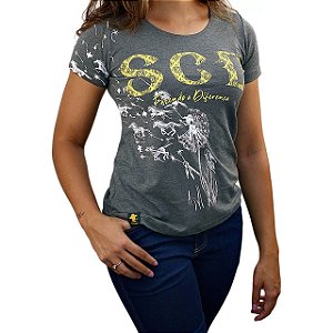 Camiseta SCD's Viscolycra Fem.- SCD - Preto Mescla