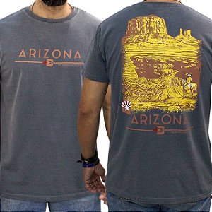 Camiseta BÃO NU MUNDO Estonada - Arizona - Marrom estone