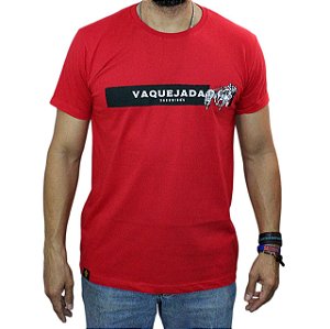 Camiseta Sacudido's - Vaquejada - Vermelha