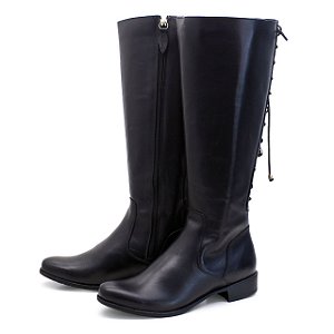 Bota Sacudido´s Feminina Cano Alto - Preto