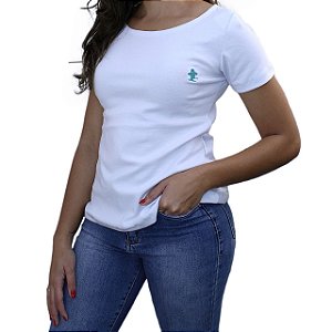 Camiseta Sacudido's Feminina Ribana - Branco