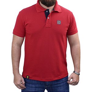 Camiseta Polo Sacudido's - Vermelho