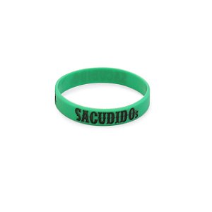 Pulseira Silicone Sacudido´s 1UN Verde marca Preta