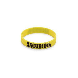 Pulseira Silicone Sacudido´s 1UN Amarelo marca Preta