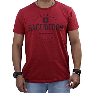 Camiseta SCD Plastisol - Tradição - Vermelho Mescla