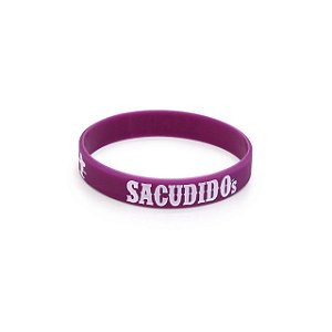 Pulseira Silicone Sacudido´s 1UN Roxo marca Branca