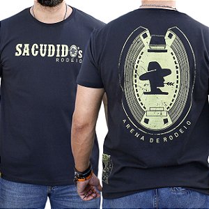 Camiseta SCD Plastisol - Rodeio - Preto