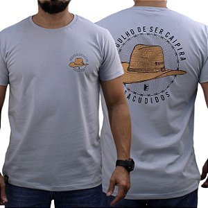 Camiseta Sacudido's - Orgulho - Cinza