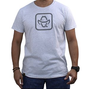 Camiseta SCD Plastisol - Logo Estilizado - Mescla Claro