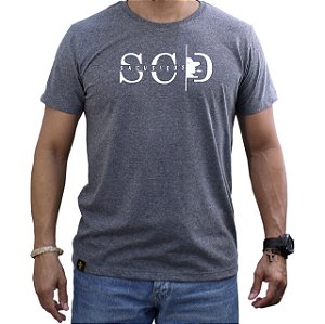 Camiseta Sacudido's - SCD - Mescla Escuro