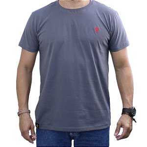 Camiseta Sacudido's - Básica - Cinza Boss