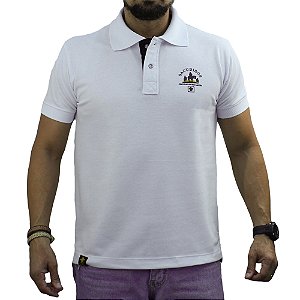 Camiseta Polo Sacudido's - Orgulho -  Branco