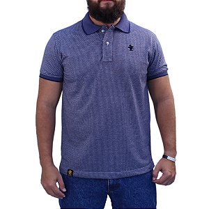 Camiseta Polo Granfino Sacudido's - Azul