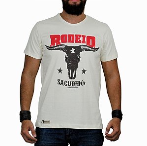 Camiseta Sacudido's - Rodeio - Cru