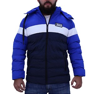 Jaqueta Sacudidos - Masculina - Royal, Branco e Marinho