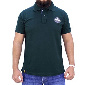 Camiseta Polo Sacudido's - Cultura Caipira - Verde Musgo