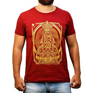 Camiseta Sacudido's - Aparecida - Vermelha