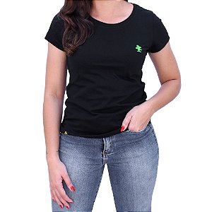 Camiseta SCD's Feminina Básica - Preta