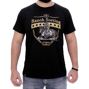 Camiseta SCD Plastisol - Ranch Sorting - Preto