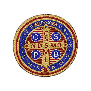 ADESIVO DE CHAPÉU SACUDIDO´S - MEDALHA SÃO BENTO