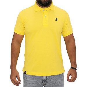 Camiseta Polo Sacudido's - Amarela e Preto