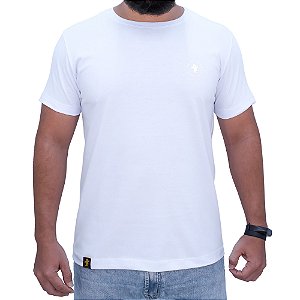 Camiseta Sacudido's - Logo Especial - Branco
