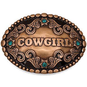 Fivela Cinto Sacudido´s - Cowgirl Cobre