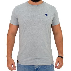 Camiseta Sacudido's - Básica - Cinza Mescla