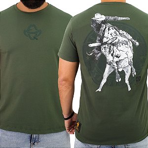 Camiseta SCD Plastisol - Logo Estilizado - Verde Musgo