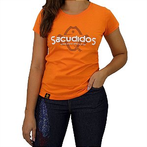 Camiseta SCD Plastisol Feminina - Orgulho - Laranja