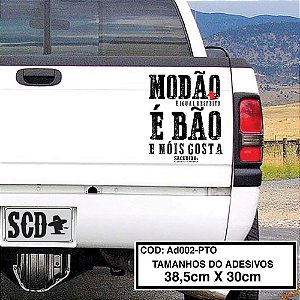 ADESIVO SACUDIDO´S MODÃO É BÃO