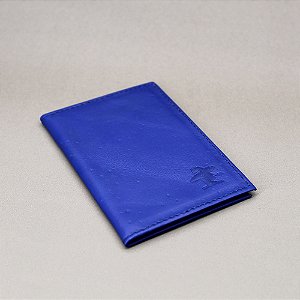 Porta Cartão Sacudido's - Napa Azul Royal