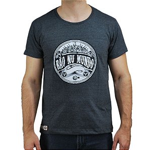 Camiseta Bão Nu Mundo - Ramos de Café - Chumbo