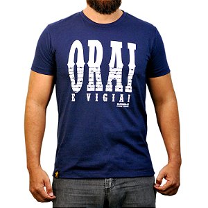 Camiseta Sacudido's - Orai - Azul Marinho