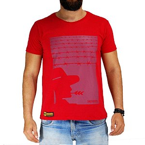 Camiseta Sacudido's - Arame - Vermelha