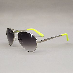 Óculos Sacudido´s - Aviador Feminino - Preto / Amarelo
