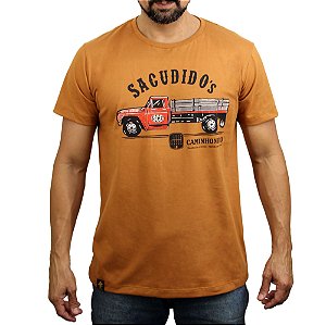 Camiseta Sacudido's - Lateral Caminhão - Desert