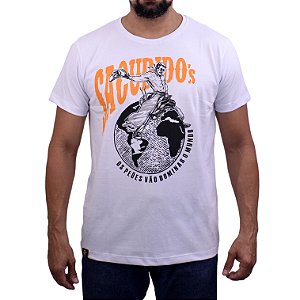 Camiseta Sacudido's - Peão Montado - Branco
