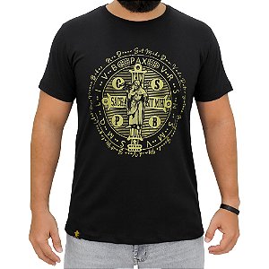 Camiseta Sacudido's - São Bento - Preto