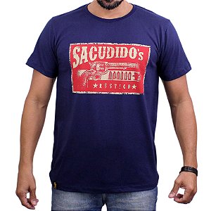 Camiseta Sacudido's - Revolver - Marinho