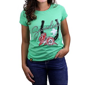 Camiseta Sacudido's Feminina - Ferradura-Clorofila