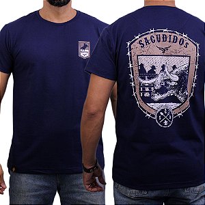 Camiseta Sacudido's - Rodeio Arame - Marinho