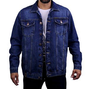 Jaqueta Sacudido's - Masculina - Jeans escuro