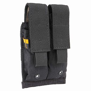 BOLSO PORTA MAG DUPLO PISTOLA PRETO - TACTICAL DACS