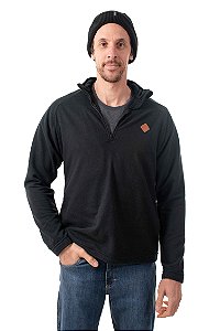 Blusa Fleece Charmoz Meio Zíper Masculino Conquista