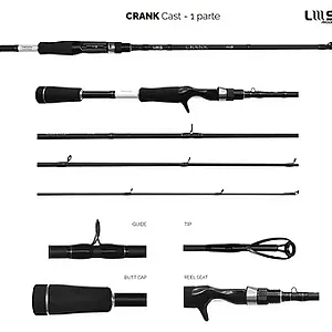 Vara Lumis Crank  4-12 libras - Vara Lumis Crank Torayca 5'8" 1,74m 5-14Lbs